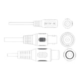 Cámara HDCVI Pinhole 1080p/2 Megapíxeles Lente de 2.8 MM 103 Grados de Apertura 1 Entrada de Audio WDR BLC HLC Starlight DH-HAC-HUM3201BN-0280P-S2 - SILYMX