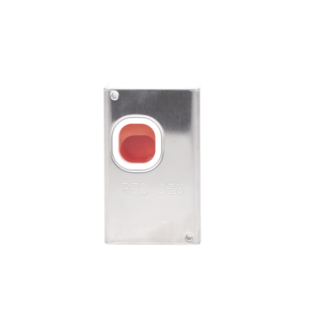 Botón de pánico con restablecimiento manual con cubierta metálica NA NC 269R - SILYMX