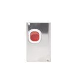 Botón de pánico con restablecimiento manual con cubierta metálica NA NC 269R - SILYMX