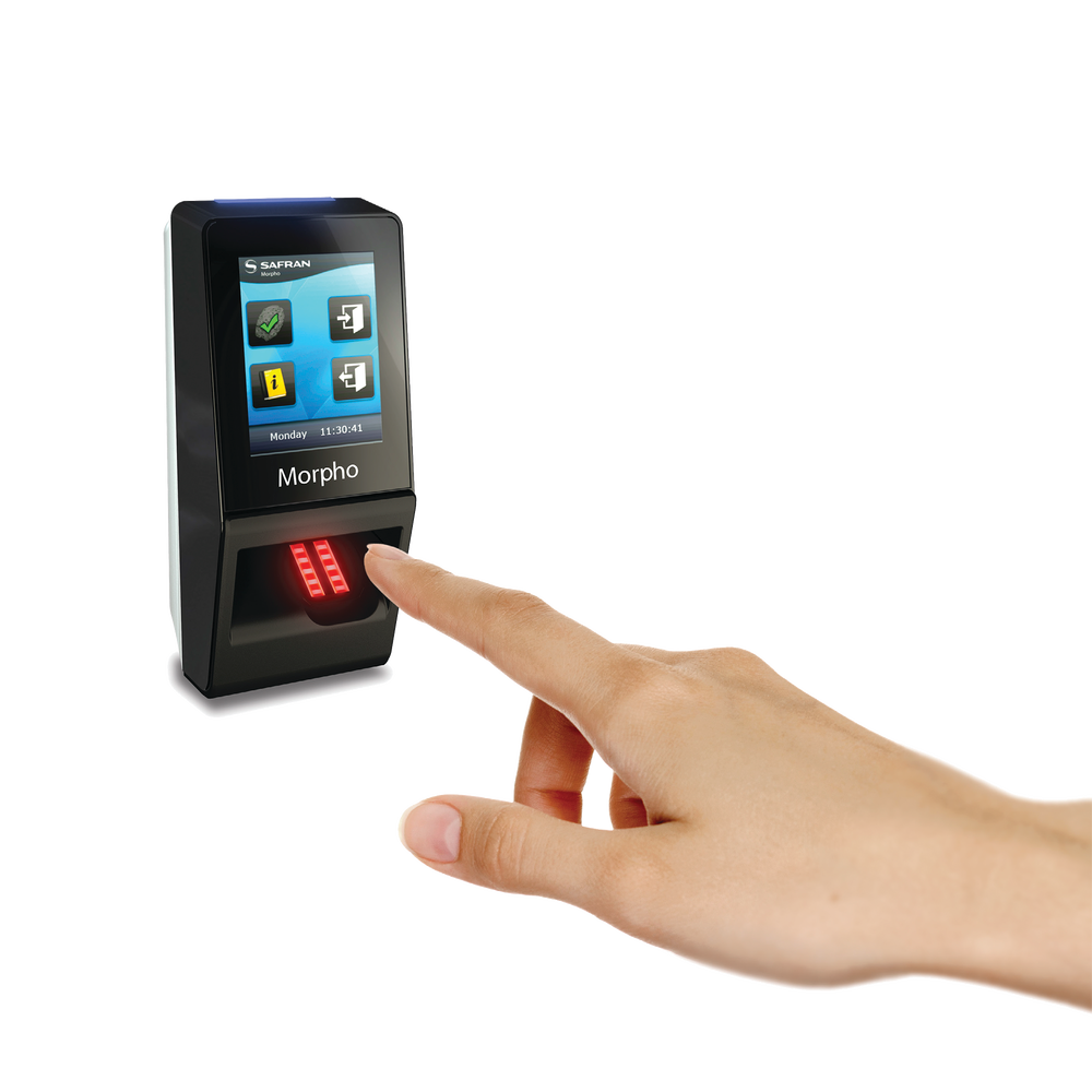 Lector de Huellas Serie Sigma lite + (plus) con lector iClass PoE IP65 aprobado por FBI 644 - SILYMX