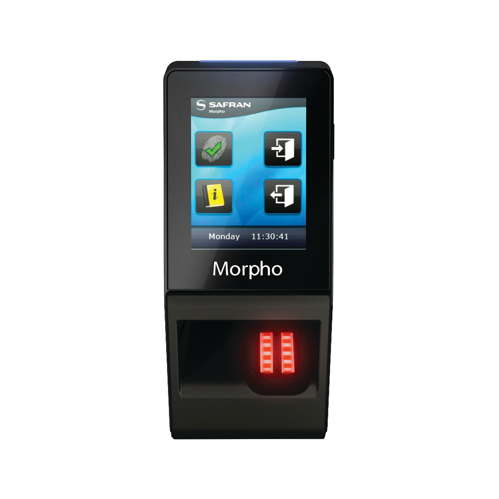 Lector de Huellas Serie Sigma lite + (plus) con lector iClass PoE IP65 aprobado por FBI 644 - SILYMX