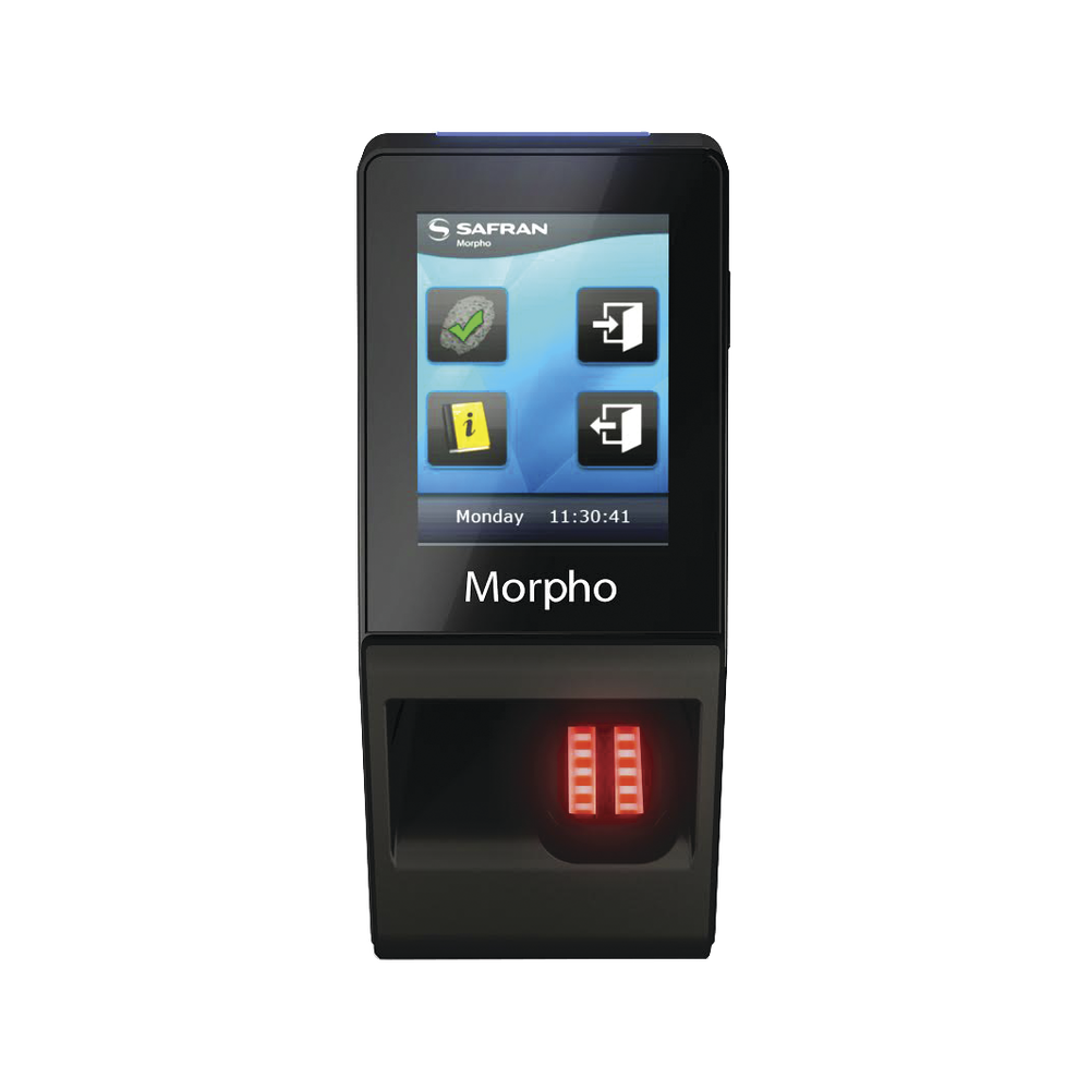 Lector de Huellas Serie Sigma lite + plus con lector Mifare PoE IP65 aprobado por FBI 293-6786-60 - SILYMX