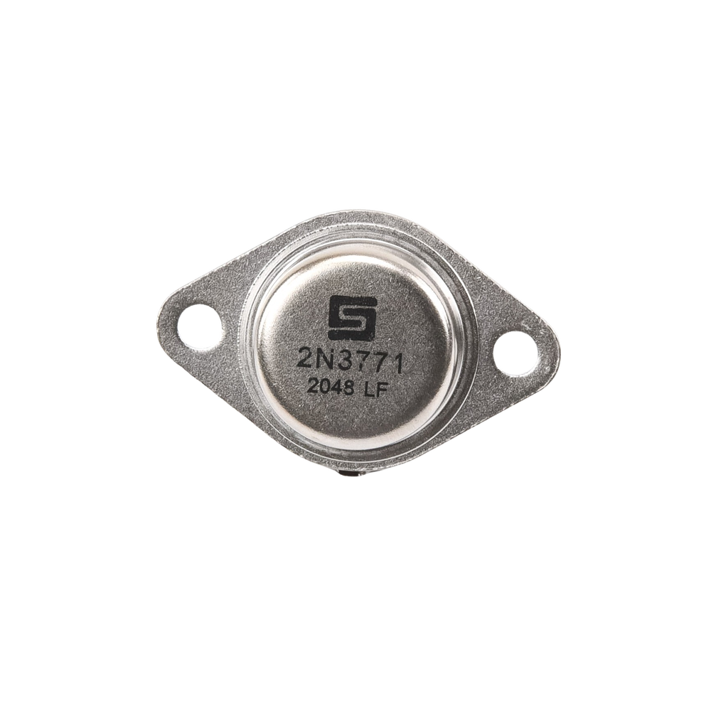 Transistor de Silicio NPN de 50V, 30A, 150 Watt, TO-3 para Fuentes Convencionales RS-12A y RS-20A. - SILYMX