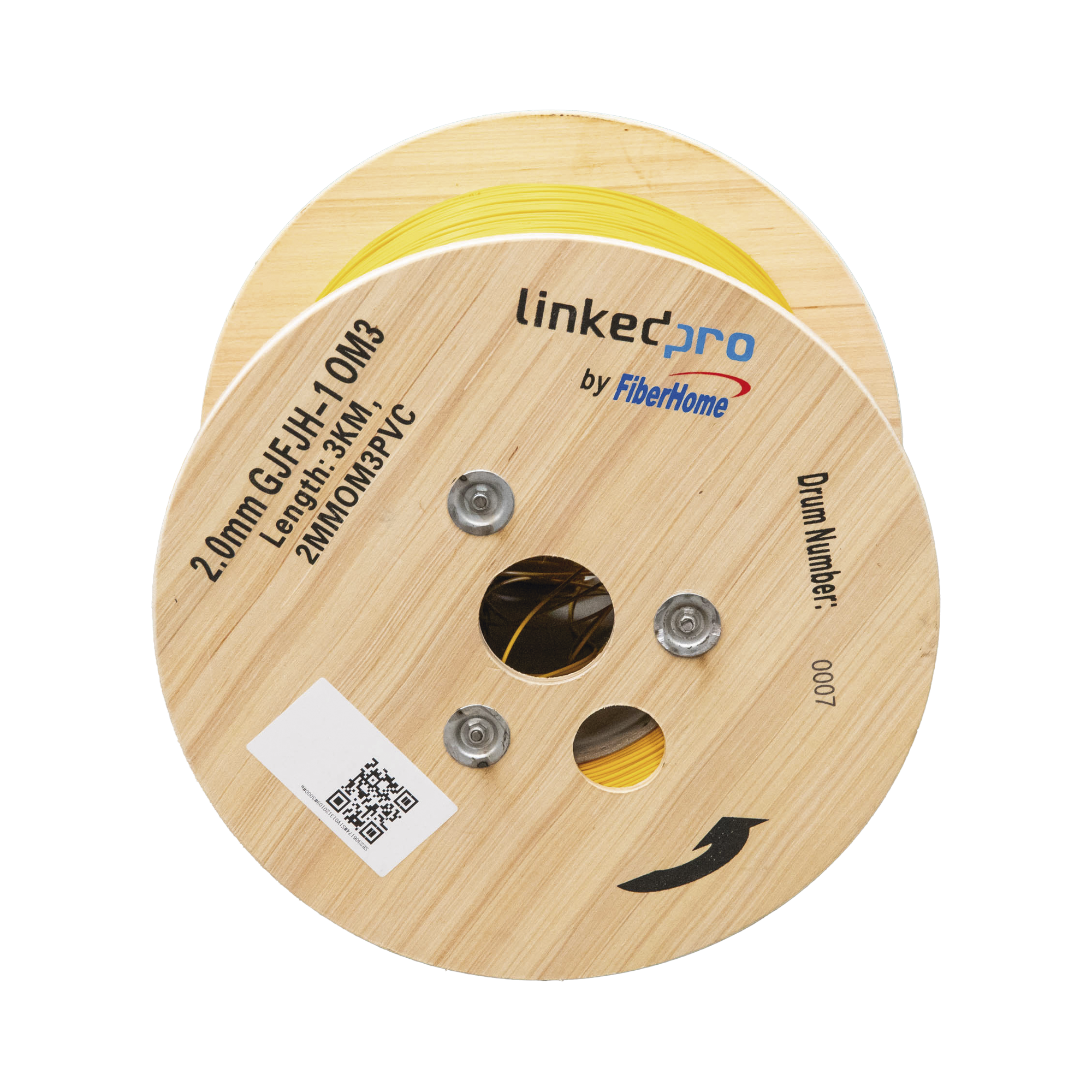 Fibra Óptica Multimodo OM3 2 mm Simplex Tight Buffer (900 micras), Precio Por Metro, (Hasta 2000 Metros en un Solo Tramo de Cable) LINKEDPRO BY EPCOM - Imagen 1