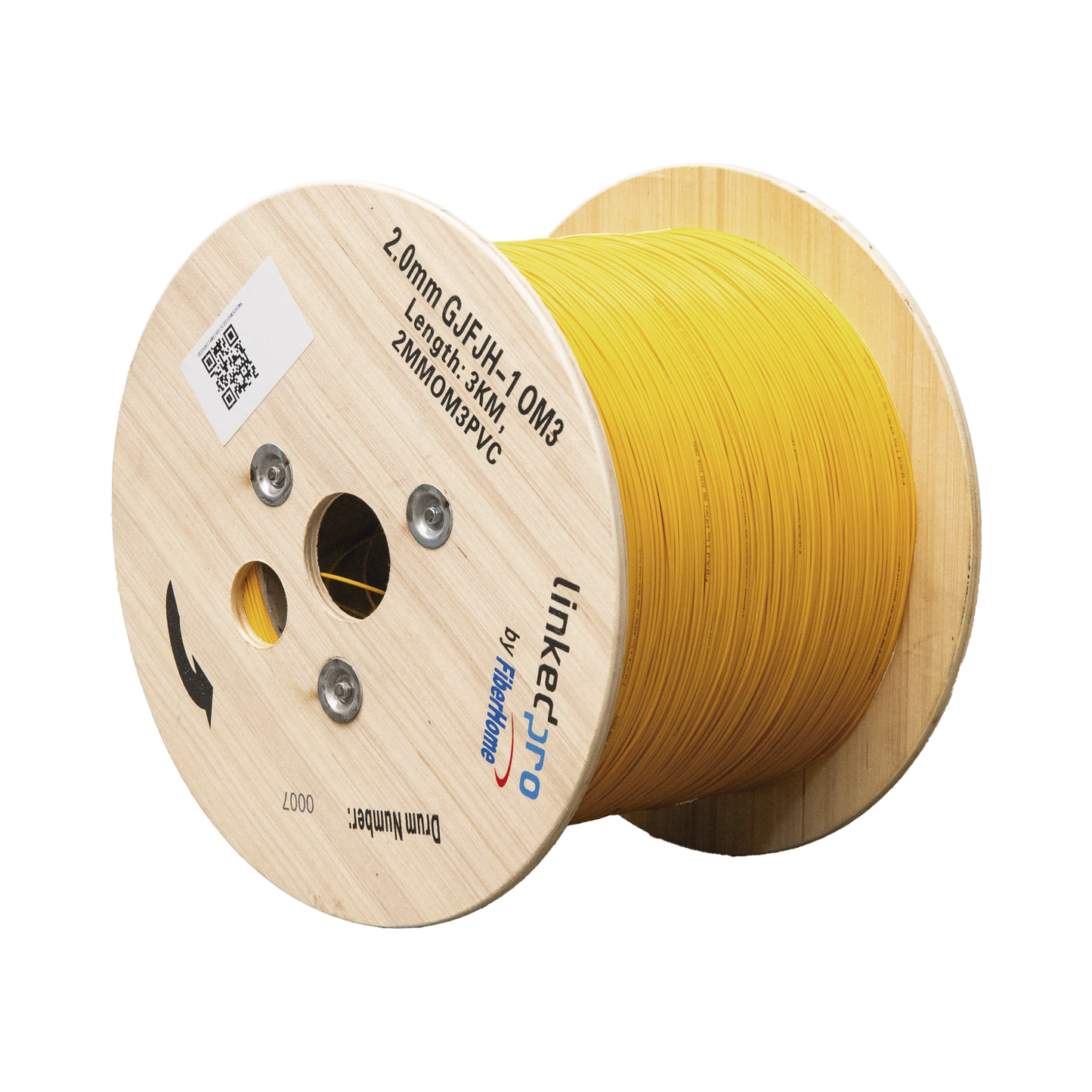 Fibra Óptica Multimodo OM3 2 mm Simplex Tight Buffer (900 micras), Precio Por Metro, (Hasta 2000 Metros en un Solo Tramo de Cable) LINKEDPRO BY EPCOM - Imagen 2