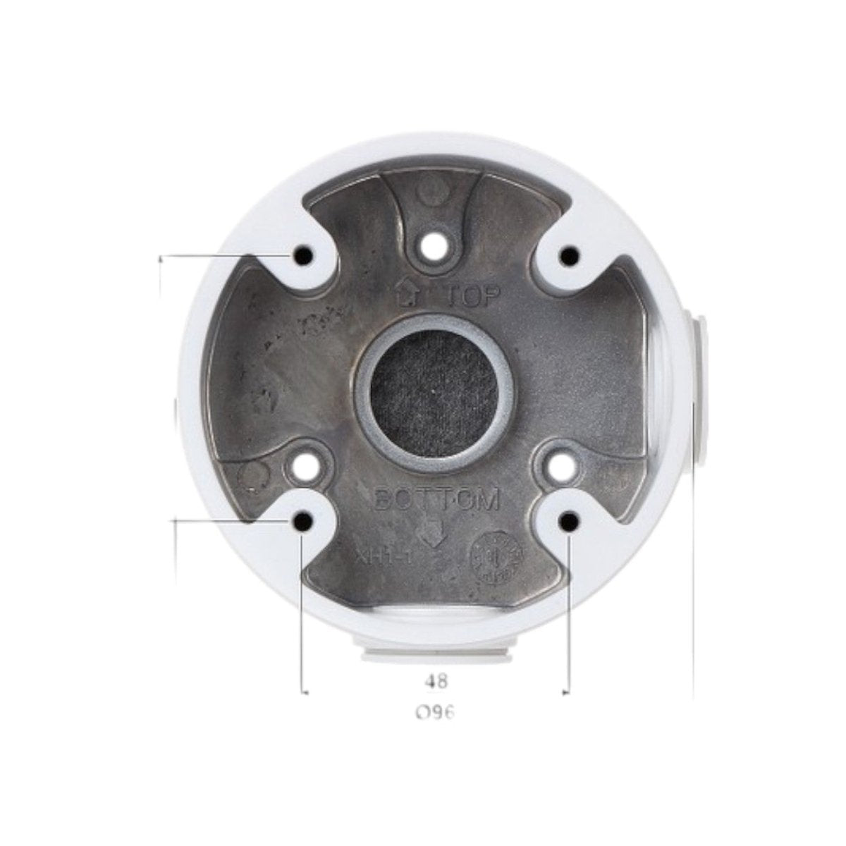 Caja De Conexiones Para Cámaras Domo Anclaje En 4 Puntos DH-PFA13A-E - SILYMX