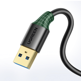 Cable Extensor USB 3.0 Macho a Hembra 3m (9.8ft) 5 Gbps Blindaje Múltiple Conectores Dorados UGREEN 30127 - Imagen 5