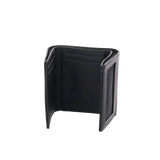 Cartera Athens Negra de Piel con Compartimento de Micromalla para ID. Doblable en 3 Partes con Divisor de Billetes. Pocket Wallet 3016-3501 - SILYMX