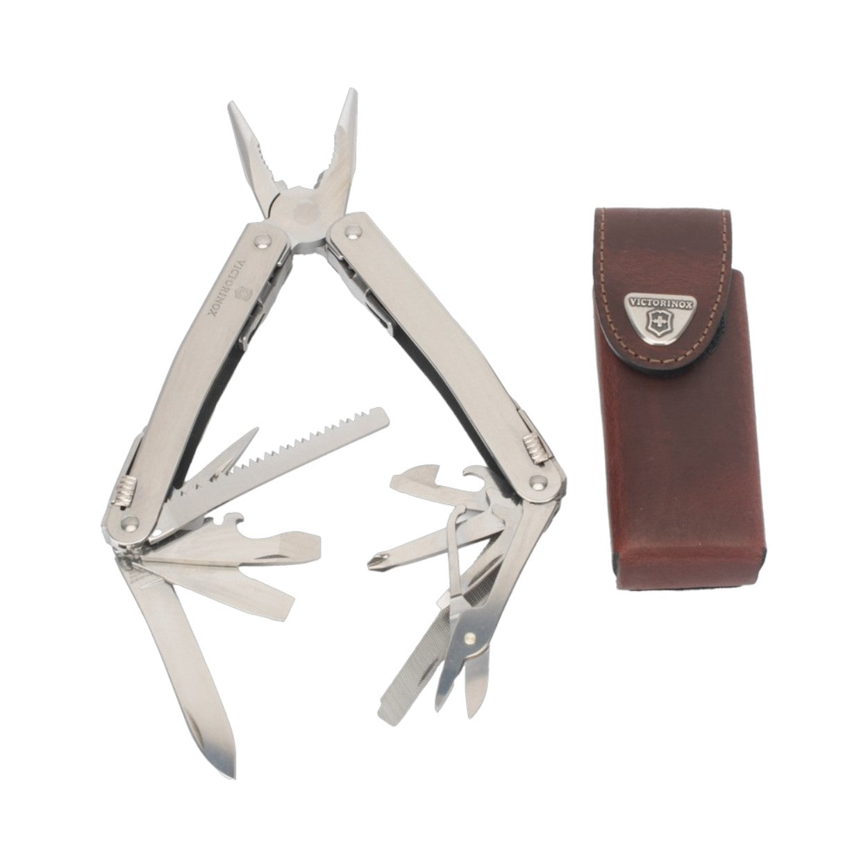 Navaja Victorinox Multiherramienta Spirit X con 24 Funciones Incluye Funda de Piel 30224L - SILYMX