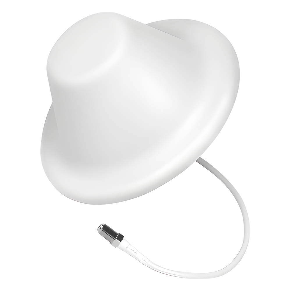 Antena Tipo Domo| 698-960/1710-2700 MHz, 2/4 dB | 75 Ohm, con conector F Hembra. WilsonPRO / weBoost - Imagen 1