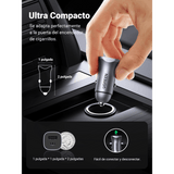 Cargador de Auto 24W Dual USB-C PD 3.0 y USB-A QC 3.0 12-24 VCD Aluminio UGREEN 30780 - Imagen 4