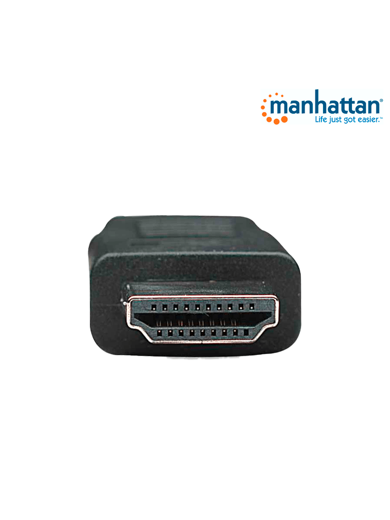 Cable Hdmi Manhattan Macho A Macho Alta Velocidad 7.5 Mts Color Negro 308441 308441 - Imagen 2