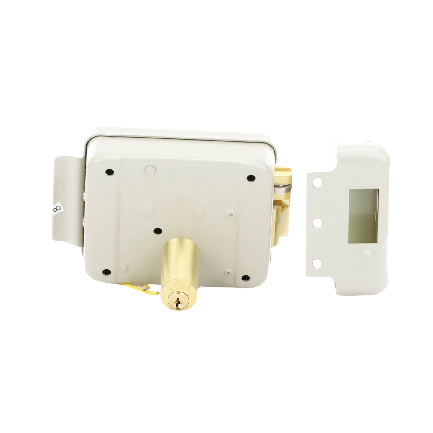 Cerradura Eléctrica ASSA ABLOY Incluye Llave Con Botón integrado Izquierda Exterior 321-DCBI-ABG - Imagen 2