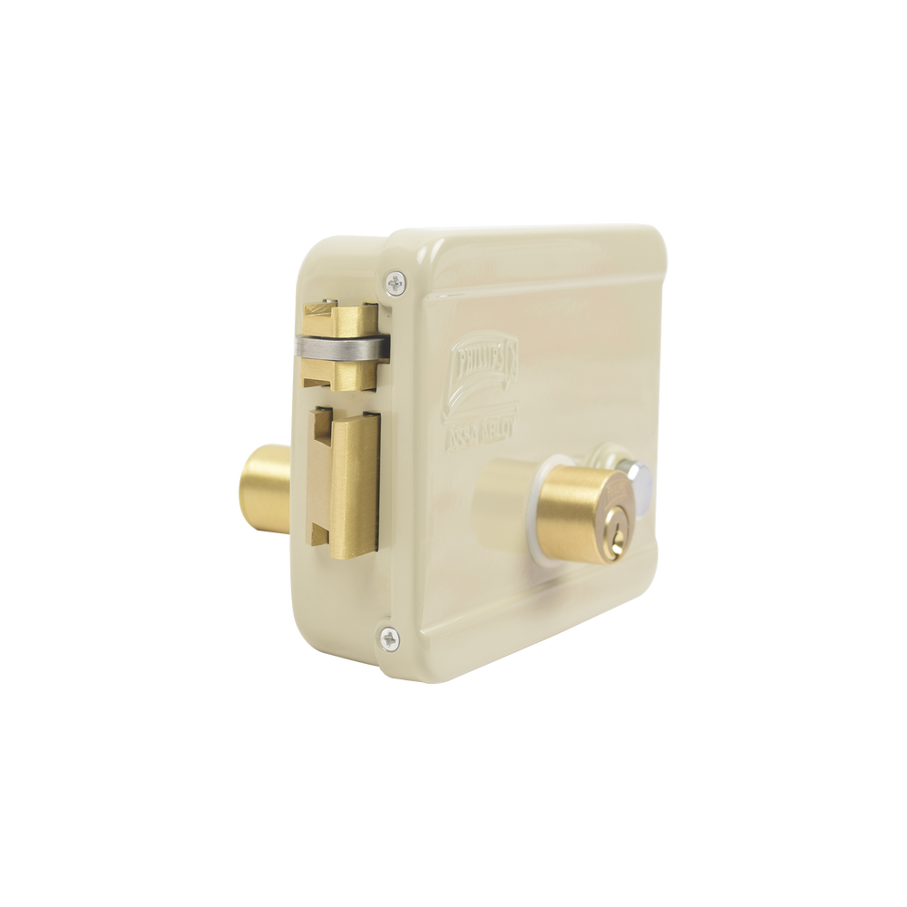 Cerradura Eléctrica / Incluye Llave /Con Botón integrado / Izquierda / Exterior - SILYMX