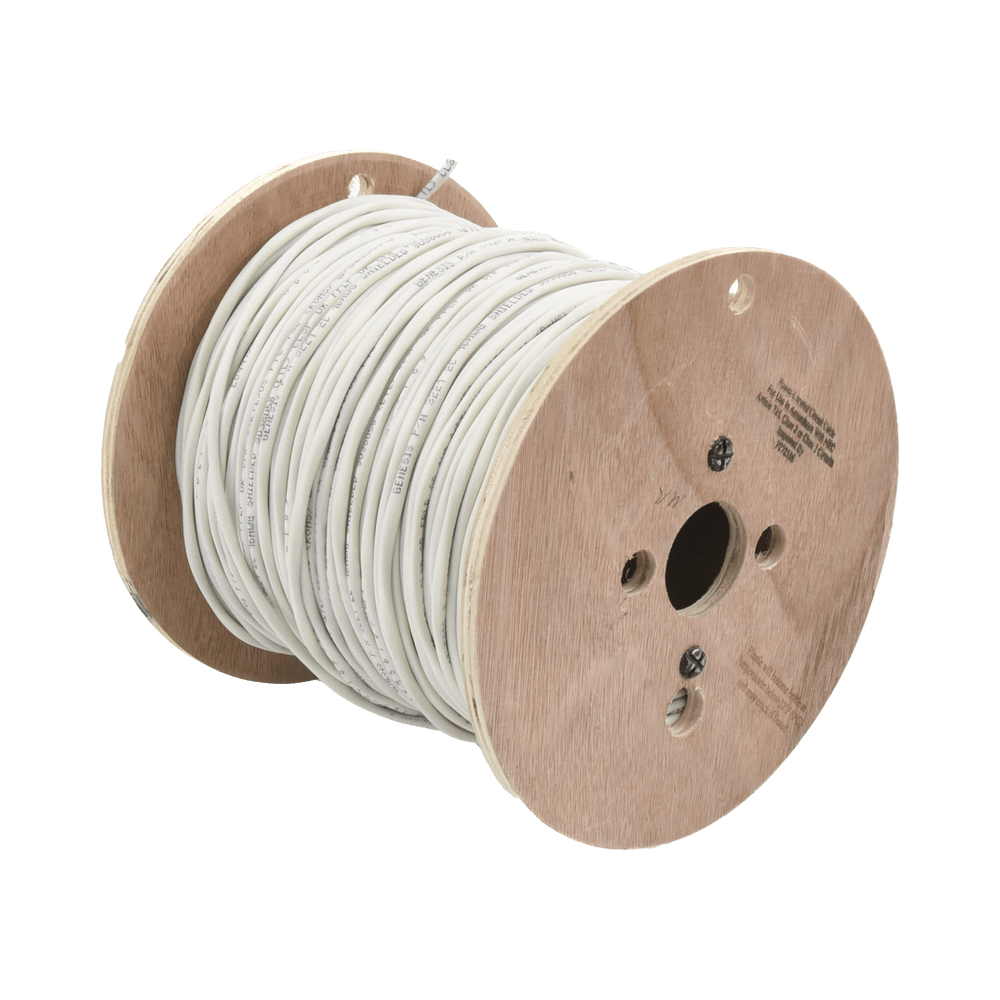 Bobina de cable GENESIS Honeywell 2x16 AWG BLINDADO PLENUM color blanco de 152 Mts 32215012 - SILYMX