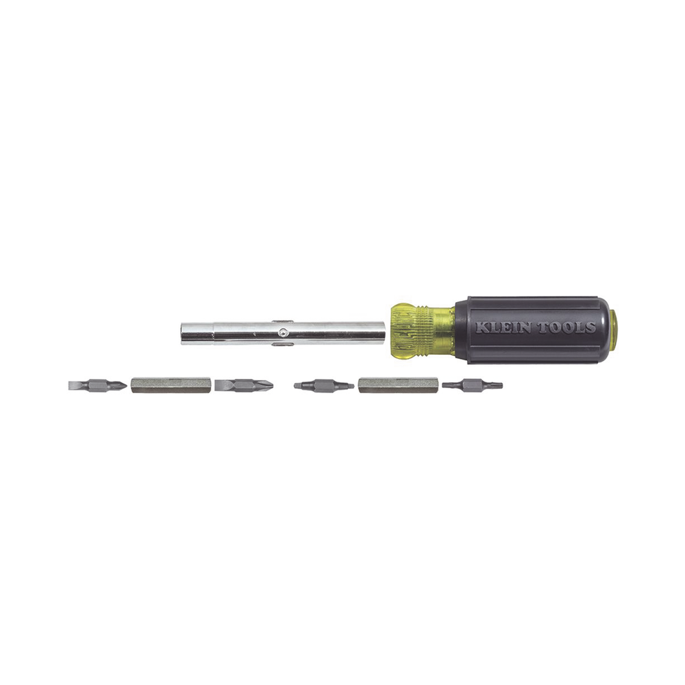 Desarmador Multipunta 11 en 1 con Puntas Phillips Ranuradas Cuadradas y Torx 32500-12CS-SEN - SILYMX
