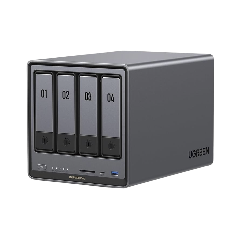 NASync DXP4800 PlusPentium Gold 8505 Intel® Core™ i5 SSD hasta 16TB 8GB DDR5  2 Ethernet HDMI 4K - SILYMX