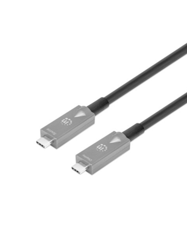 Cable USB-C AOC MANHATTAN 356428 · 10 m · USB 3.2 Gen 2 · 10 Gbps · 4K · 60W - Imagen 1