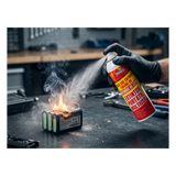 Extintor Portátil en Aerosol / Fuegos Clase A, K y Li / Baterías Ion-Litio / Descarga 35 s / Alcance 2 m (6.6 ft) / 250 ml / Tecnología Micelar VICTORY - Imagen 6