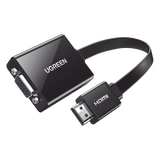 Adaptador HDMI a VGA 1080P 60Hz Audio 3.5mm Micro USB Cable 25cm (0.82ft) UGREEN 40248 - Imagen 1