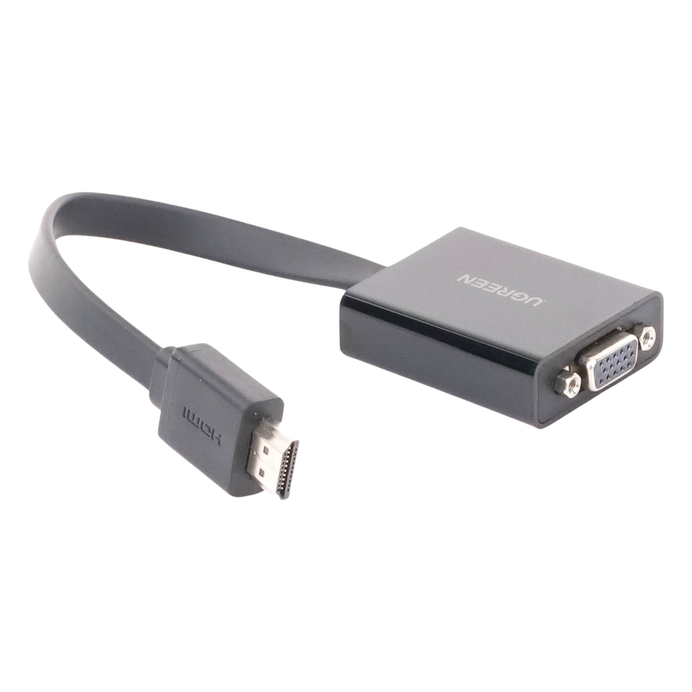 Adaptador HDMI a VGA 1080P 60Hz Audio 3.5mm Micro USB Cable 25cm (0.82ft) UGREEN 40248 - Imagen 3