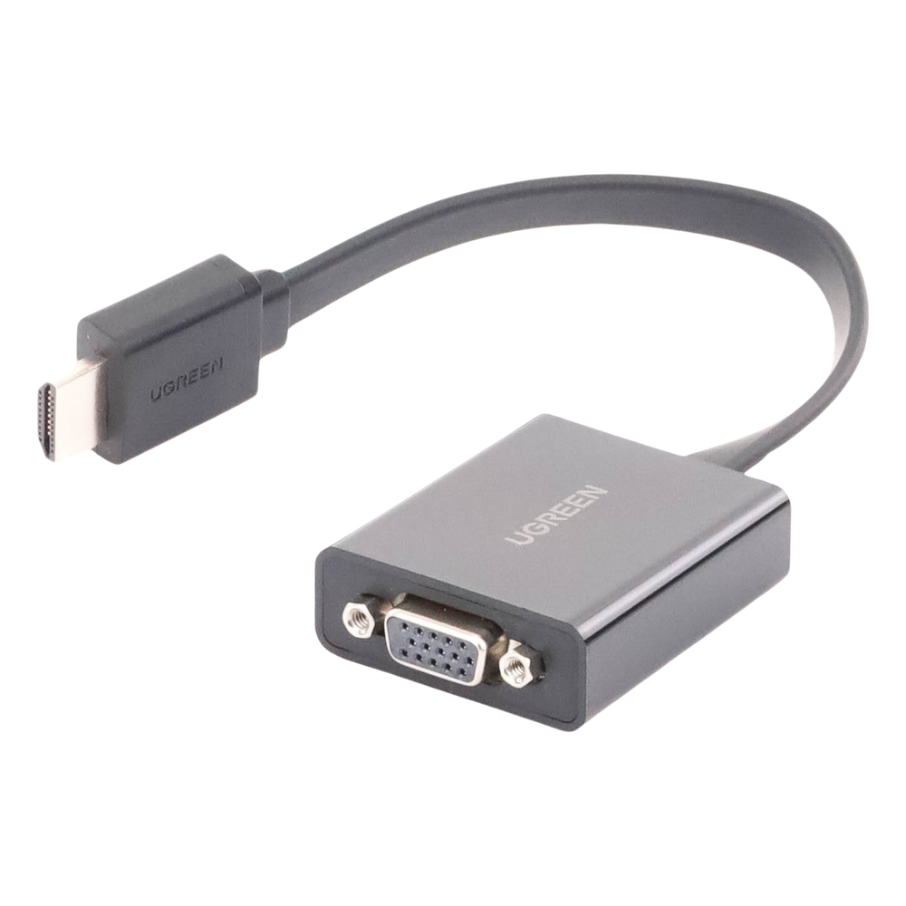 Adaptador HDMI a VGA 1080P 60Hz Audio 3.5mm Micro USB Cable 25cm (0.82ft) UGREEN 40248 - Imagen 4