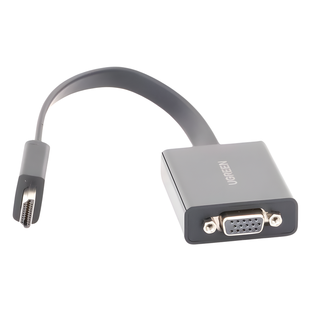 Adaptador HDMI a VGA 1080P 60Hz Audio 3.5mm Micro USB Cable 25cm (0.82ft) UGREEN 40248 - Imagen 5