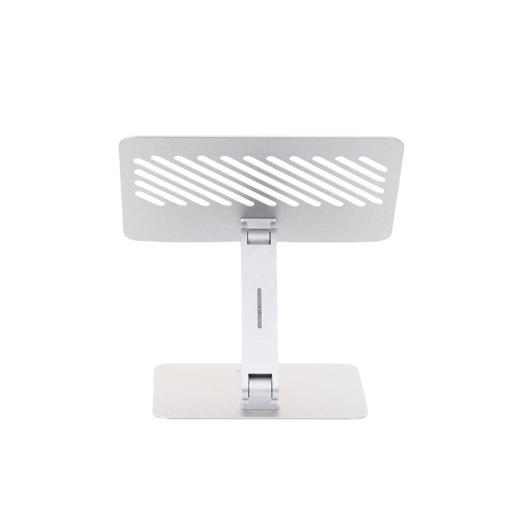 Soporte de Aluminio para Laptop Ajustable 180° Soporta Laptops de 10 a 17.3 Capacidad de Carga 5Kg Excelente Estabilidad Diseño Para Alta Disipación de Calor Altura y Angulo Ajustable Plegable y Portátil. 40291 - SILYMX