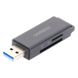 Lector de Tarjetas USB 3.0 Doble Ranura TF/SD Simultánea 5 Gbps Soporte 2 TB con Llavero UGREEN 40752 - Imagen 4