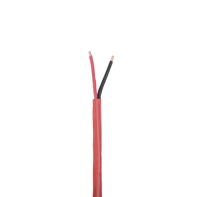 Bobina de Alambre GENESIS 2x18 AWG Tipo FPLR-CL3R FT4 Color Rojo Resistente a la Intemperie 305 Metros 43061104/1000 - SILYMX