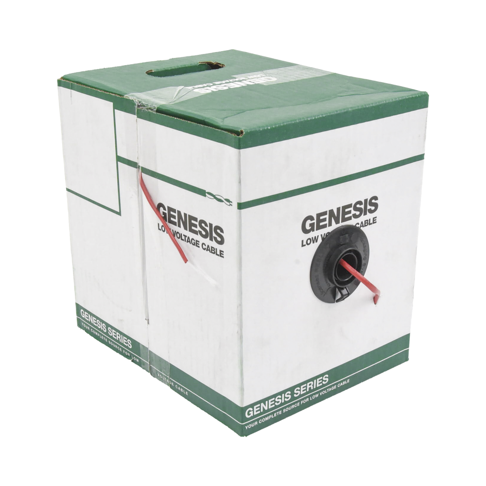 Bobina de Alambre 2x18 AWG Riser Resistente al Fuego Color Rojo FPLR CL3RC(UL) FT4 Sistemas Contra Incendio y Evacuación 152 Metros 4306-5504/500 - SILYMX