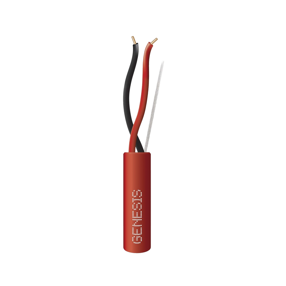 Bobina 2 x 16 AWG Rojo FPLR CL3R FT4 Deteccion incendio y evacuacion 305 MTS - SILYMX