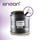 Cables Categoria 6ENSON43164B305Bobina Cable UTP Cat6 Aereo 305m (1000ft) Figura 8 Exterior 23 AWG 100% Cobre Enson 43164B305 - SILYMX