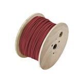 Bobina de 305 Metros (1000 Pies) de Alambre / 2 x 16 AWG / Riser / Para Aplicaciones de Incendio FPLR / Blindado Sólido Color Rojo GENESIS - Imagen 1