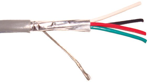 Bobina de Cable Belden 4x22 AWG Blindado 305 Metros Gris 5502FE 0081000 - SILYMX