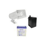 Kit de accesorios con Batería 4Ah Transformador 16.5Vca y sirena de 30 watts 4A16V30W - SILYMX