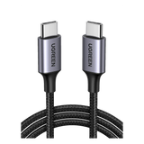 Cable USB-C a USB-C 2m (6.56ft) 60W PD3.0 480 Mbps Nylon Trenzado Aluminio UGREEN 50152 - Imagen 1