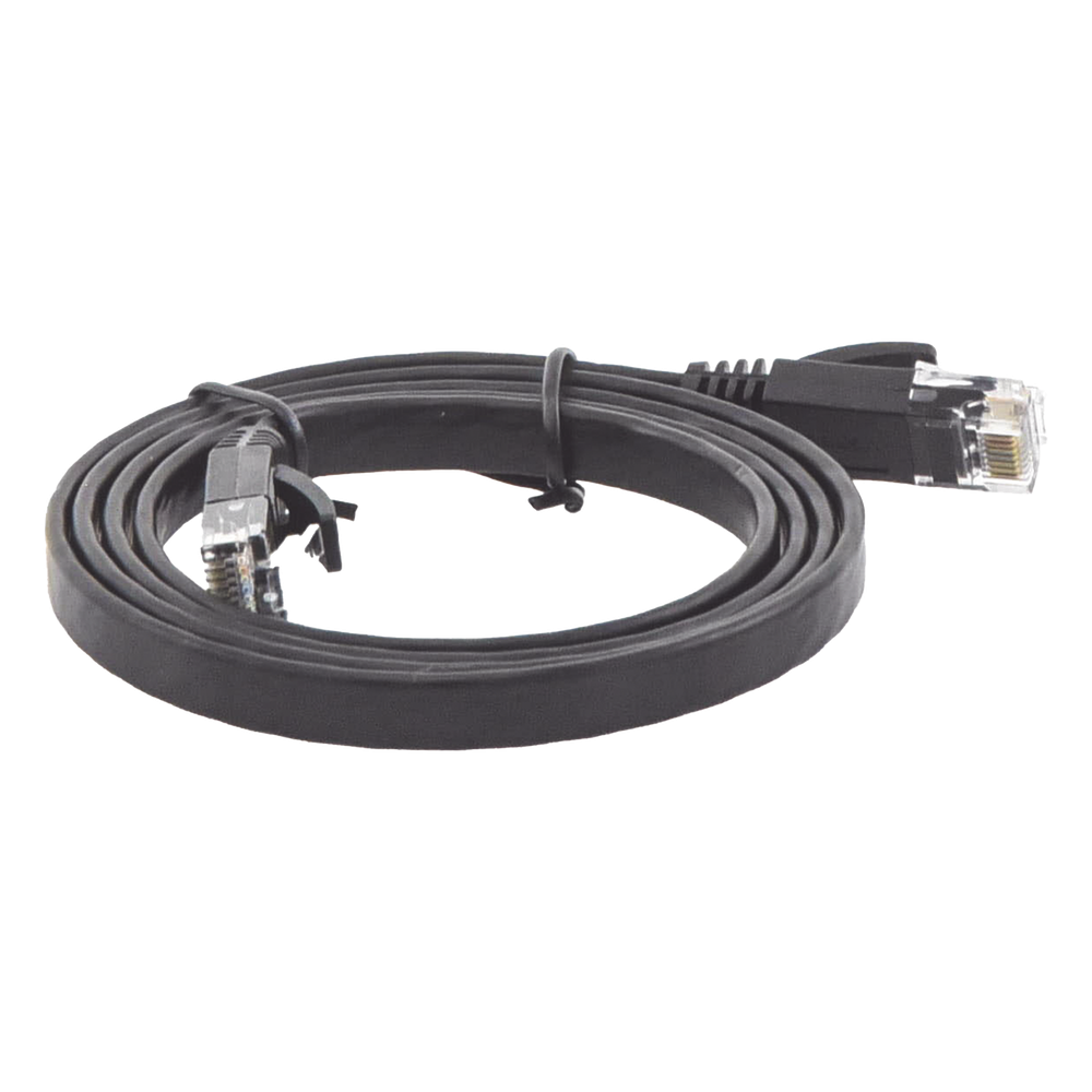 Cable de Red Ethernet Plano Cat6 1m (3.28ft) 1000 Mbps 600 MHz Conectores RJ45 Chapados en Oro UGREEN 50173 - Imagen 2
