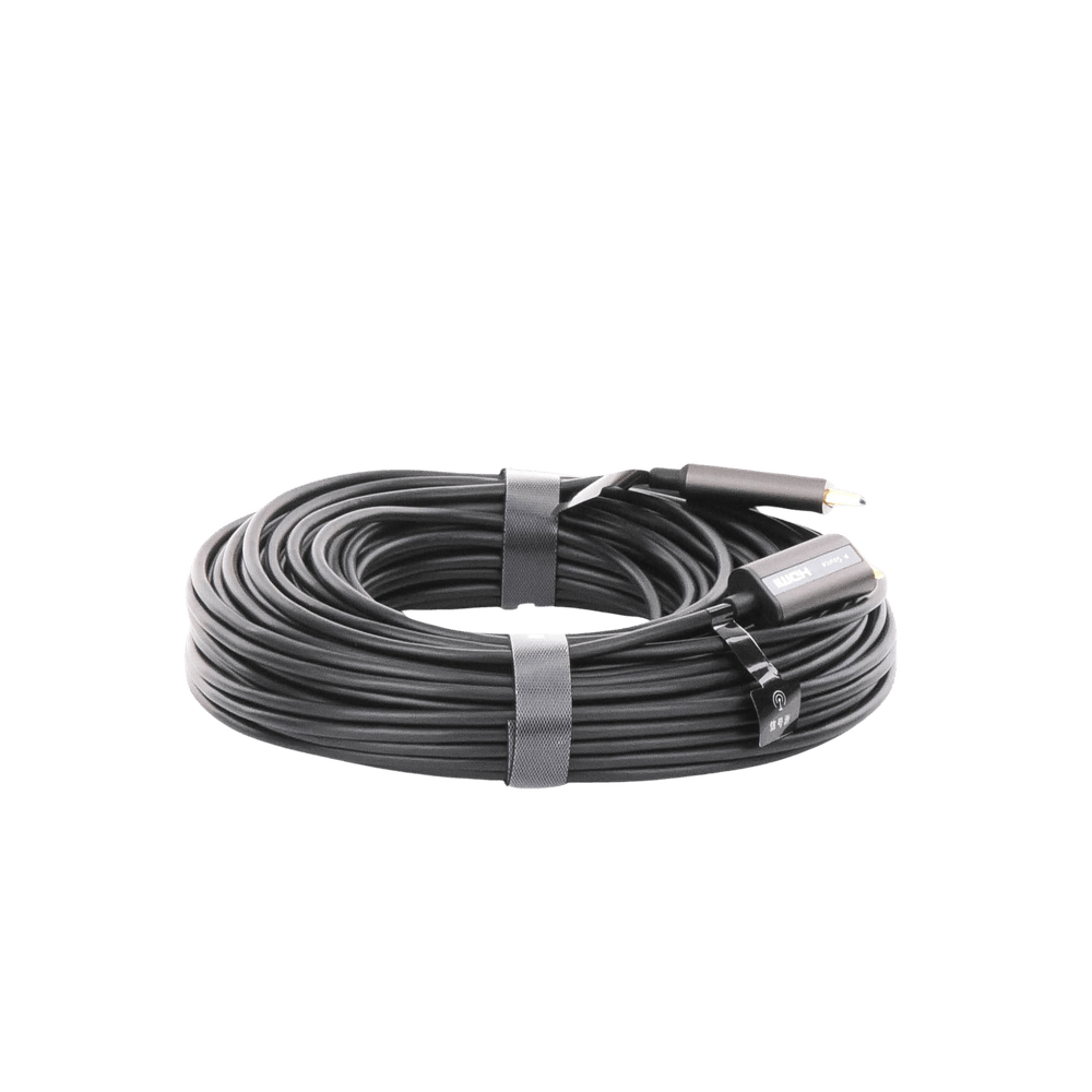 Cable HDMI de 30 Metros por Fibra Óptica Cobre estañado de 7 núcleos Compatible con HDMI 2.0 Alta velocidad 18 Gbps HDR Carcasa de Zinc - SILYMX