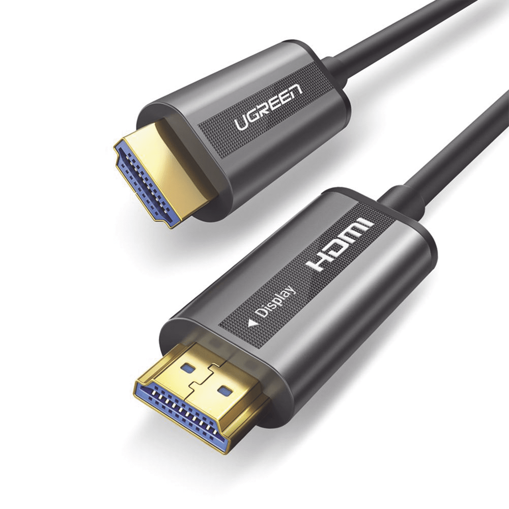 Cable HDMI de 30 Metros por Fibra Óptica Cobre estañado de 7 núcleos Compatible con HDMI 2.0 Alta velocidad 18 Gbps HDR Carcasa de Zinc - SILYMX