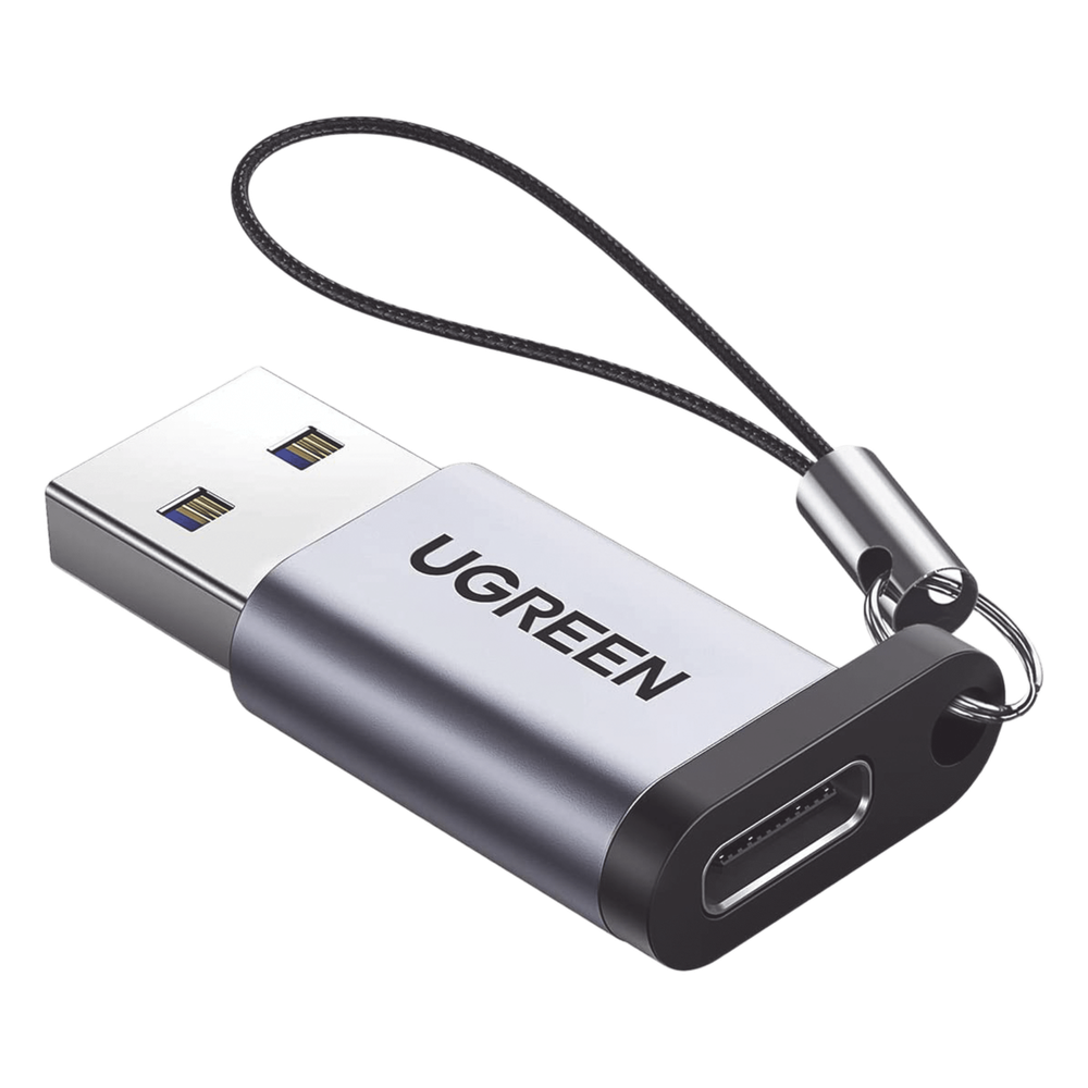 Adaptador USB-A a USB-C USB 3.0 5 Gbps Carga 3A Aleación de Aluminio Compacto UGREEN 50533 - Imagen 1