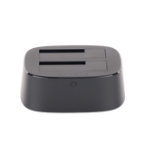 Base USB 3.0 para Disco Duro de Doble Bahía Soporta Discos SATA de 2.5' & 3.5´Soporta discos de 12TB UASP SATA 3.0 adaptador de corriente 12V3A Cable USB 1M 50854 - SILYMX