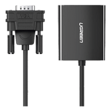 Adaptador VGA a HDMI 1080P@60Hz Audio 3.5mm USB-C 5V Cable 15cm 28AWG UGREEN 50945 - Imagen 1