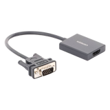 Adaptador VGA a HDMI 1080P@60Hz Audio 3.5mm USB-C 5V Cable 15cm 28AWG UGREEN 50945 - Imagen 5