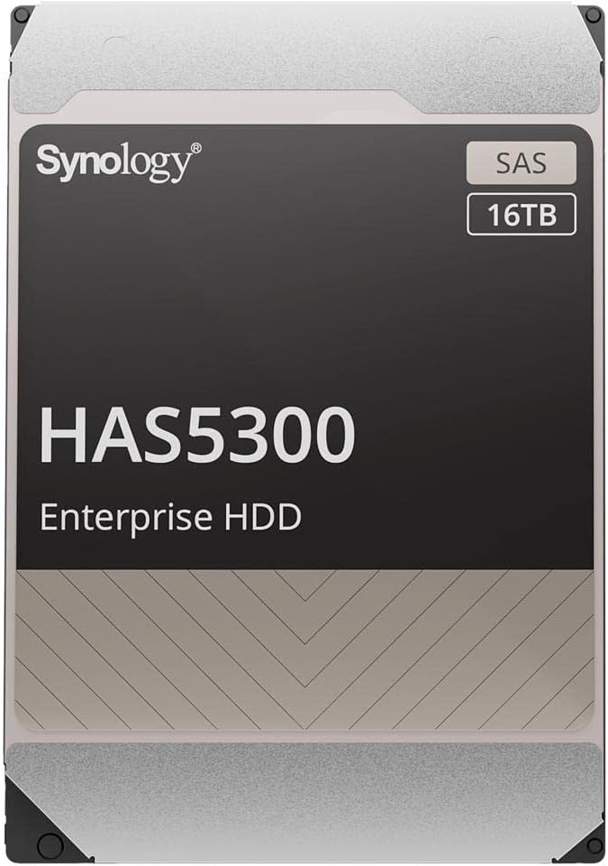 Disco duro SYNOLOGY 16TB SAS 7200RPM Especializado para NAS HAS5300-16 - SILYMX