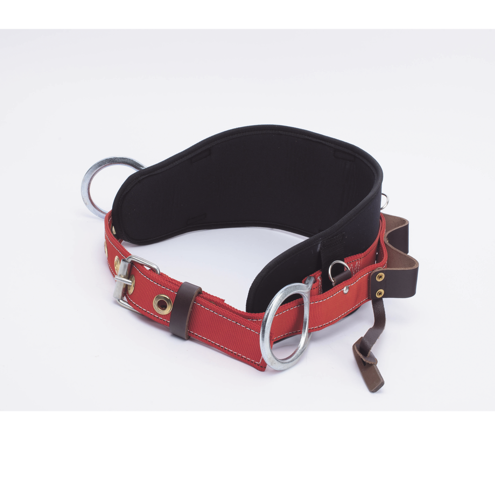 Cinturón de Liniero de Lujo Fabricado en Poliéster con 2 Anillos tipo D Talla 40 5271-40 - SILYMX