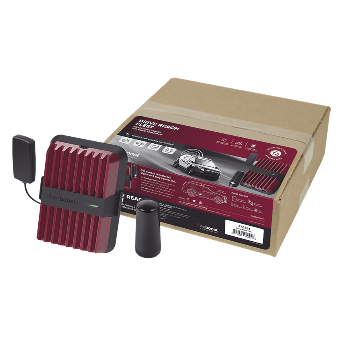 KIT Amplificador de Señal Celular 4G LTE, 3G y VOZ. Drive Reach Fleet. Especial para flota de vehículos que requieren un amplificador permanente. Policía, reparto, servicio, gubernamentales 530-254 WILSONPRO / WEBOOST - Imagen 4