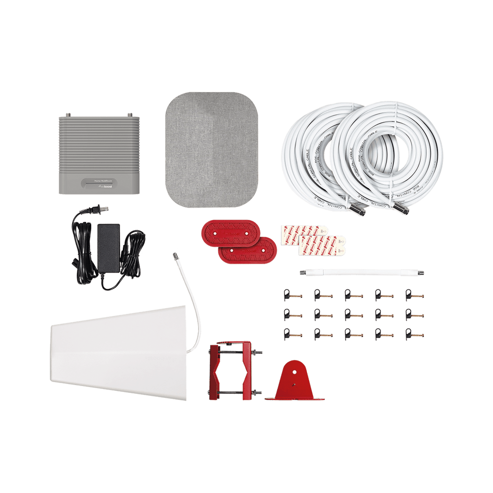 KIT Amplificador de Señal Celular, HOME MULTIROOM Cubre áreas de hasta 1500 metros cuadrados - SILYMX