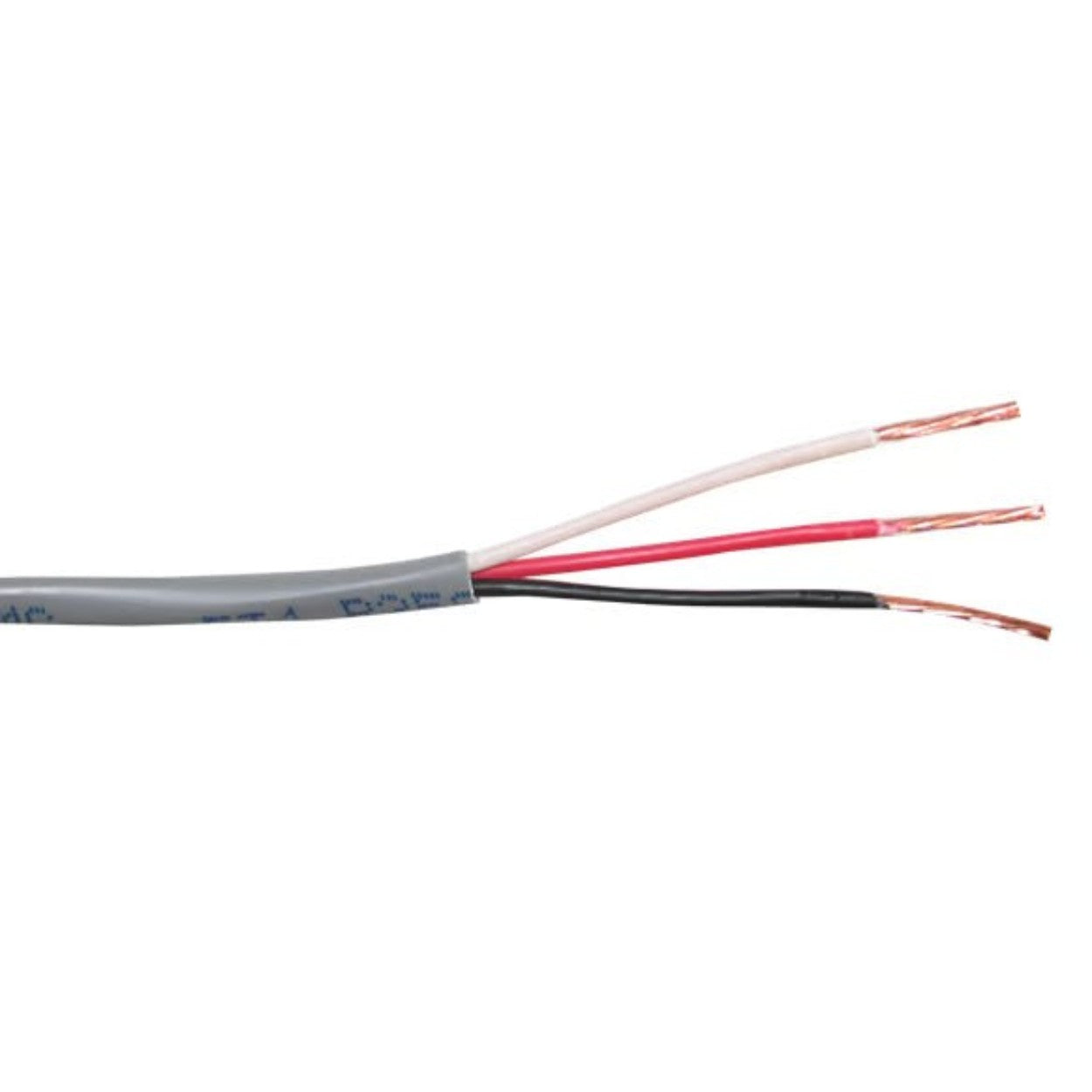 Cable Seguridad y Sonido 305m (1000ft) 3x18 AWG CMR Gris Interior Belden 5301UE 008U1000 - SILYMX
