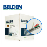 Bobina de Cable Belden 4x18 AWG Blindado 5302FE 305 Metros Gris 5302FE 0081000 - SILYMX
